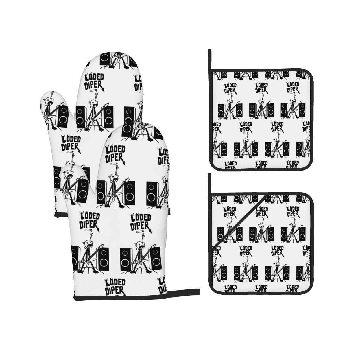 Kitchen Kids Baking Set - Diary Of Wimpy Kid ชุดถุงมือกันความร้อนและที่จับหม้อ 4