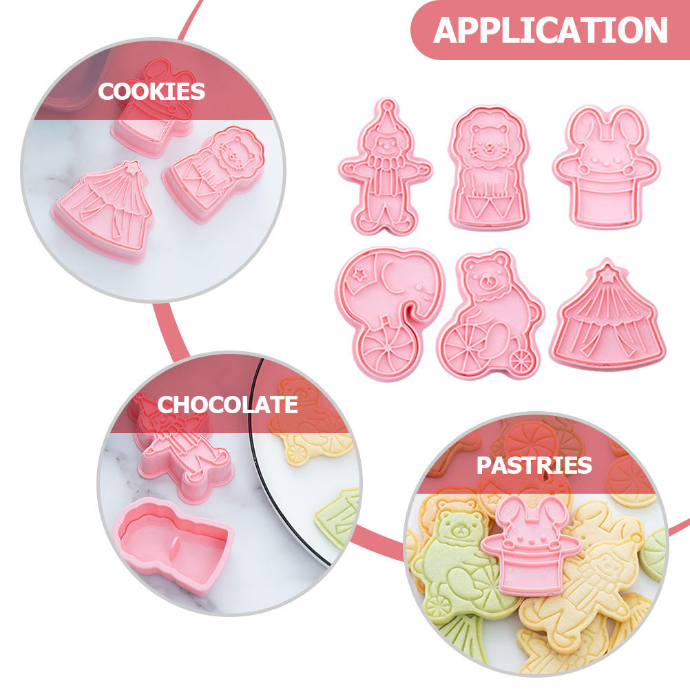 ชุดแม่พิมพ์คุกกี้พลาสติก 6 ชิ้ - Baking Kitchen Diy บทวิจารณ์และราคา