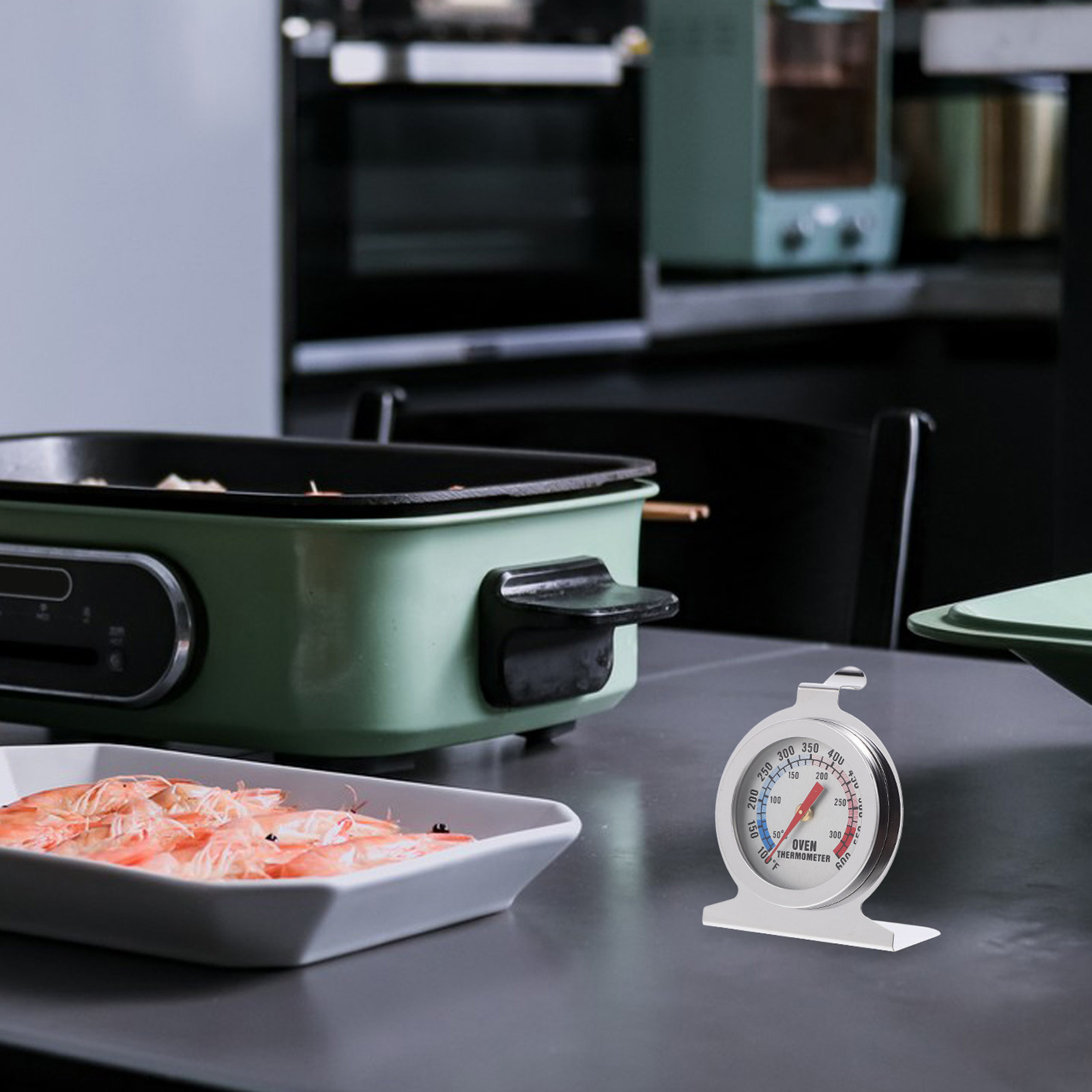 เทอร์โมมิเตอร์สแตนเลสสำหรับเตา - Kitchen Baking Oven บทวิจารณ์และราคา