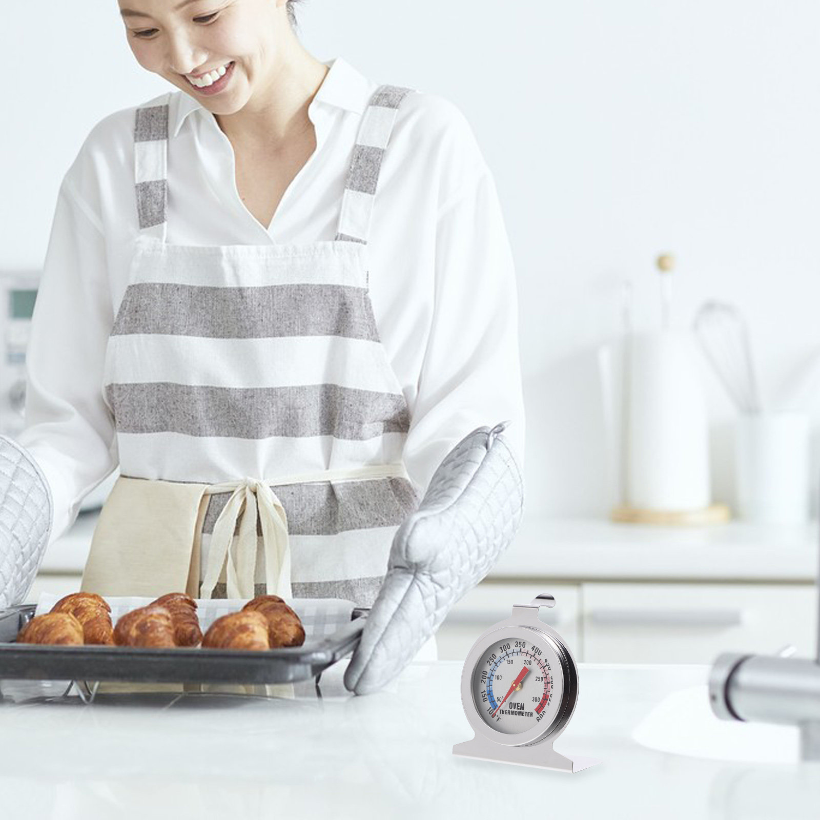 เทอร์โมมิเตอร์สแตนเลสสำหรับเตา - Kitchen Baking Oven บทวิจารณ์และราคา