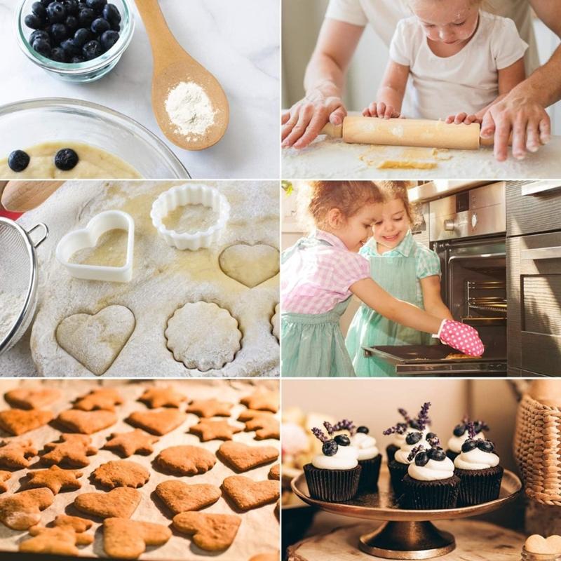 เด็กผ้ากันเปื้อนอบชุดถุงมือและ - Kitchen Kids Baking Set บทวิจารณ์และราคา