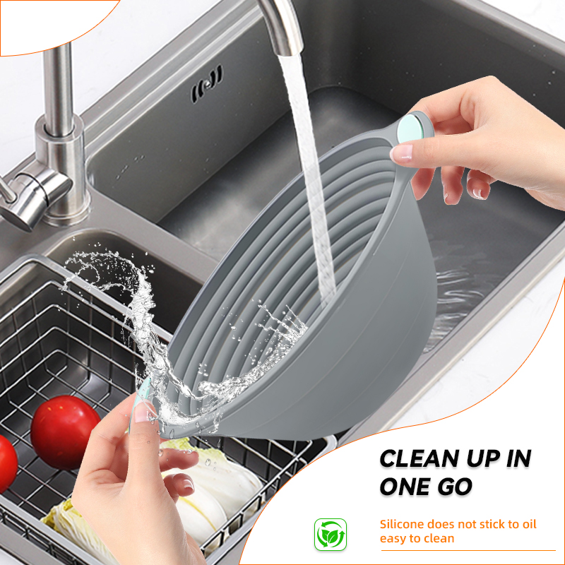 ตะกร้าพับได้ทำจากซิลิโคนสำหรับ - Kitchen Baking Utensil บทวิจารณ์และราคา