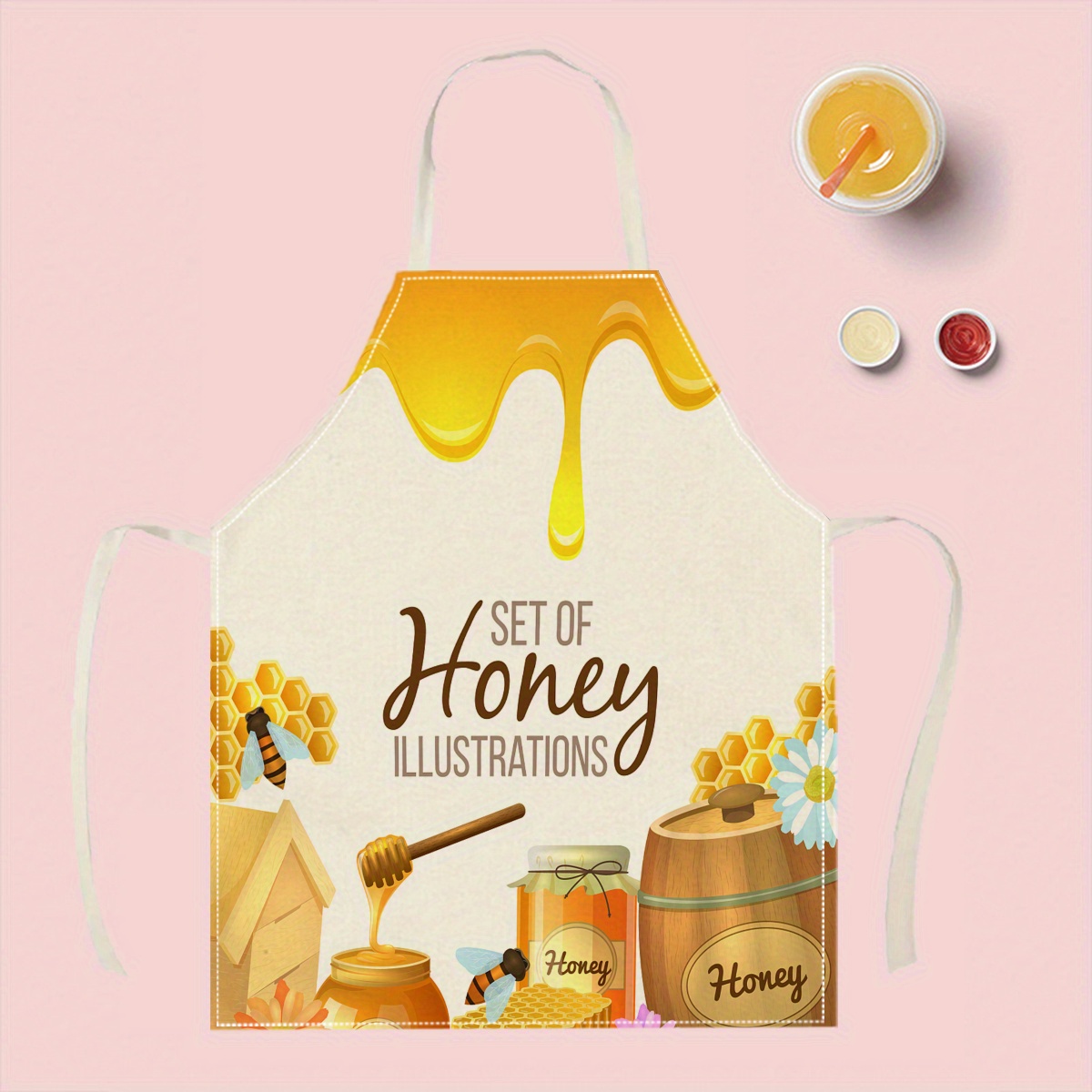 ผ้ากันเปื้อนลายผึ้งน่ารัก 1 ชิ - Kitchen Baking Gift Ideas บทวิจารณ์และราคา