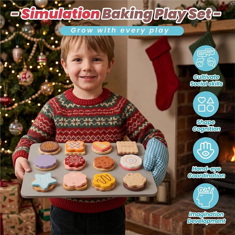 WOWFU-ชุดของเล่นทำอาหารคุกกี้ไ - Kitchen Kids Baking Set บทวิจารณ์และราคา