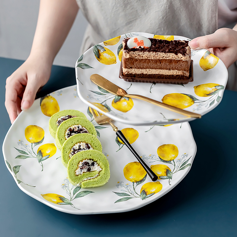 ชุดจานอาหารค่ําเซรามิคมะนาวยุโ - Cake Board Round บทวิจารณ์และราคา