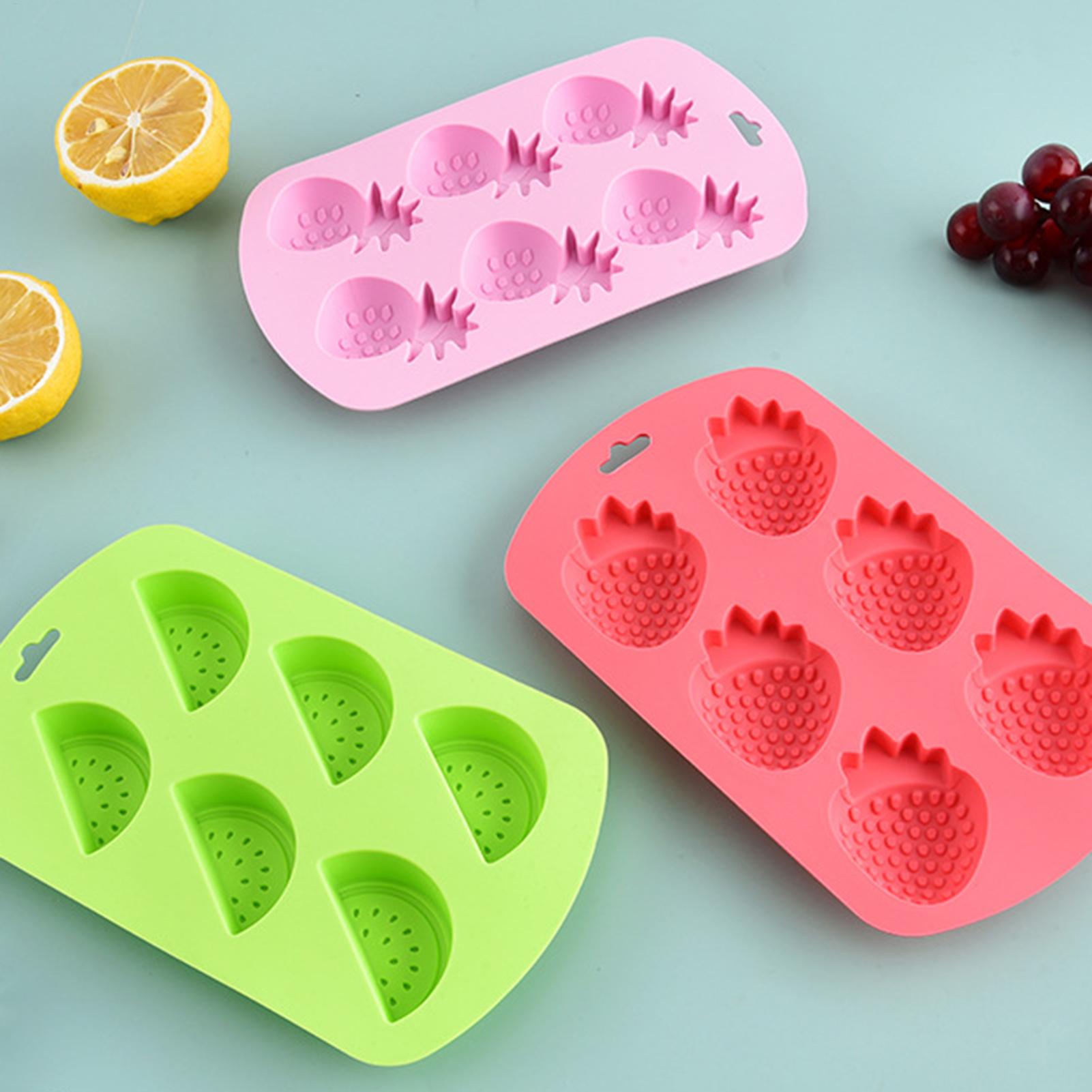 แม่พิมพ์ซิลิโคนรูปผลไม้ 6 ช่อง - Baking Kitchen Diy บทวิจารณ์และราคา