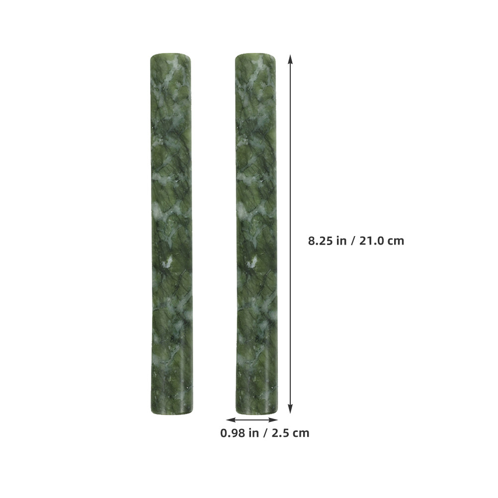 ลูกกลิ้งแป้งหินธรรมชาติ 2 ชิ้น - Rolling Pin Marble บทวิจารณ์และราคา