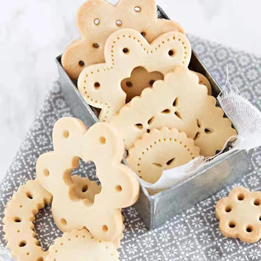 แม่พิมพ์คุกกี้ลายเรขาคณิตแบบเจ - Kitchen Baking Cookies บทวิจารณ์และราคา