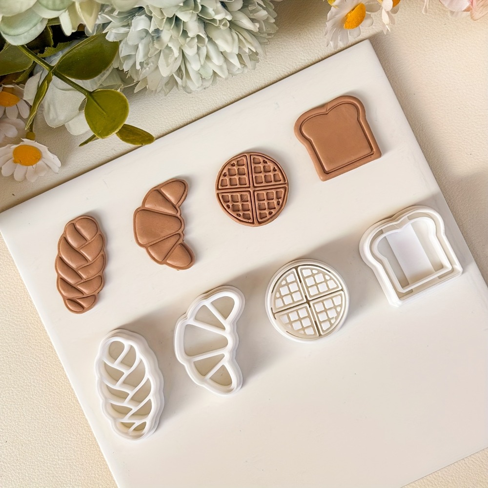 ชุดเครื่องตัดคุกกี้รูปขนมปัง 4 - Kitchen Baking Cookies บทวิจารณ์และราคา