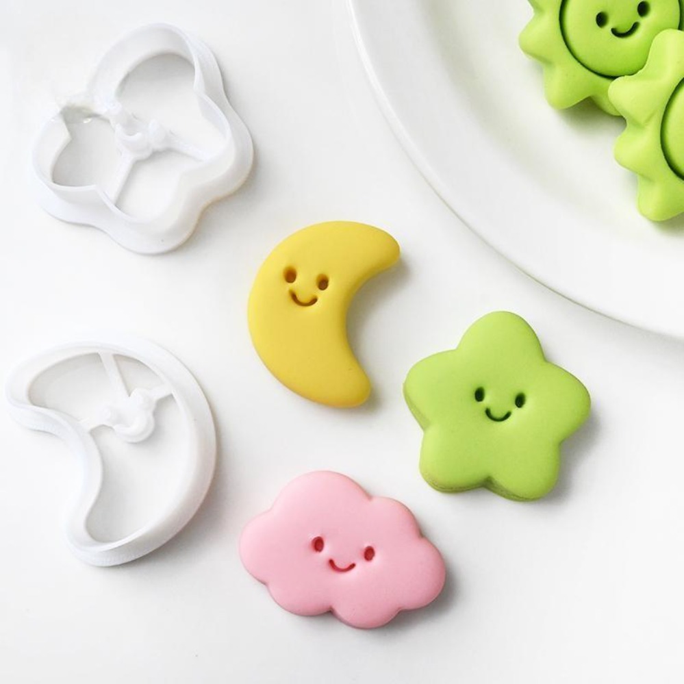 แม่พิมพ์คุกกี้รูปพระจันทร์ ดาว - Kitchen Baking Cookies บทวิจารณ์และราคา